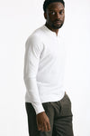 Polo BRADWELL in cotone sea island bianco uomo John smedley - 4