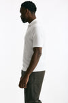 Polo ADRIAN in cotone sea island bianco uomo John smedley - 1