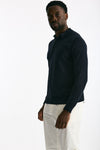 Polo BRADWELL in cotone sea island blu uomo John smedley - 5