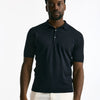 Polo ADRIAN in cotone sea island blu uomo John smedley - 6