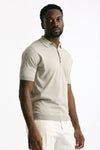 Polo ADRIAN in cotone sea island beige uomo John smedley - 4