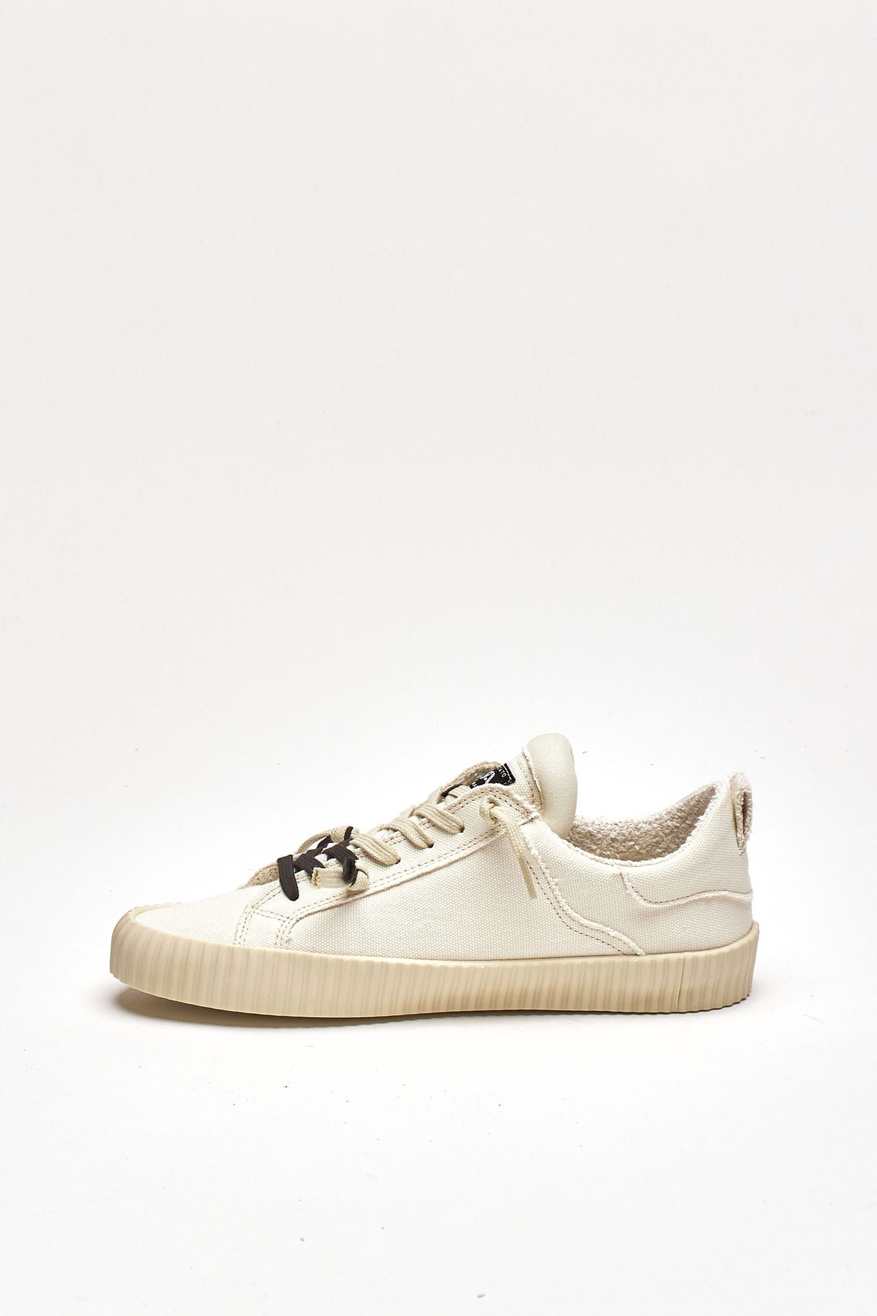 Sneakers SPRINGA WAVY in tela panna uomo Springa - 4