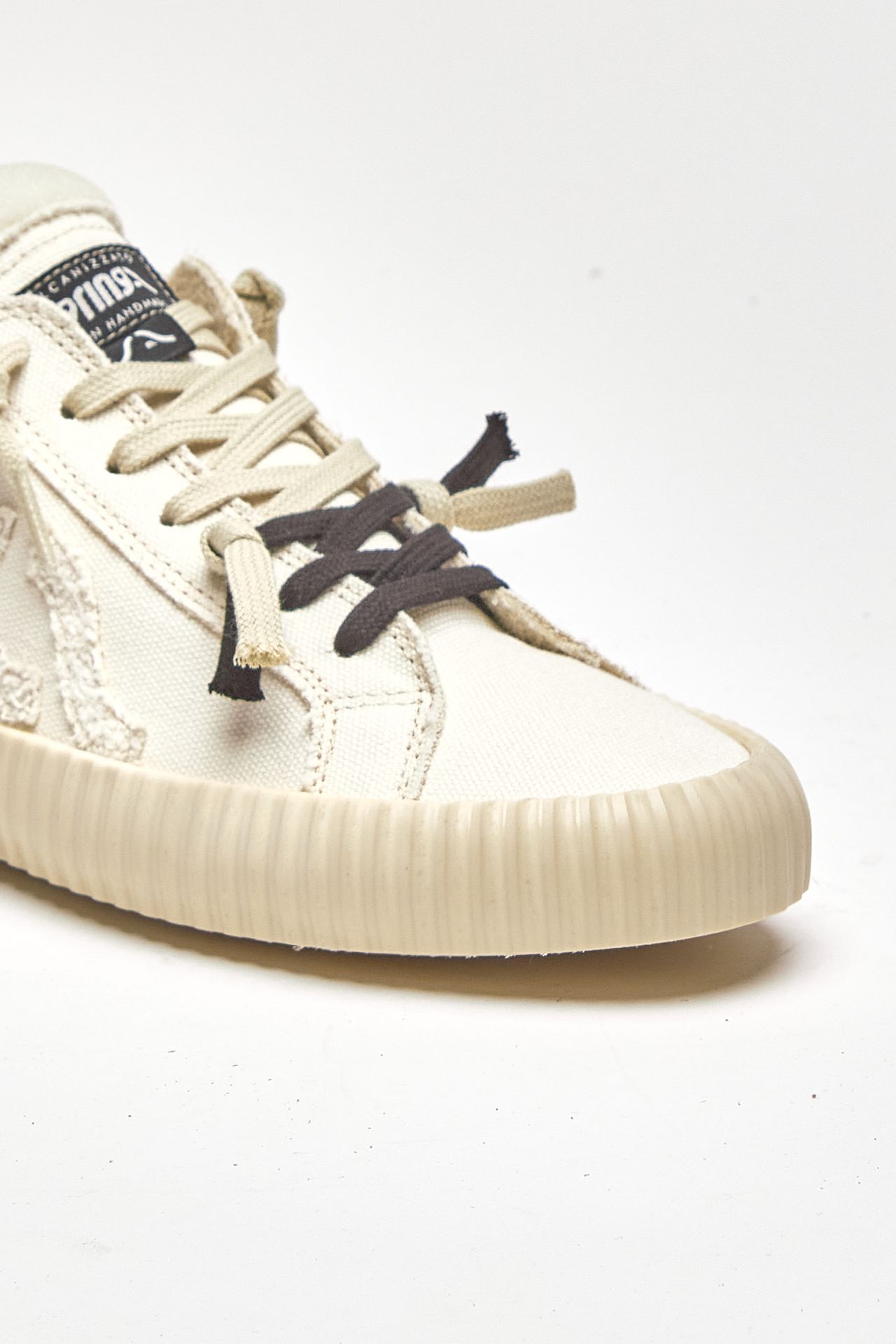 Sneakers SPRINGA WAVY in tela panna uomo Springa - 5