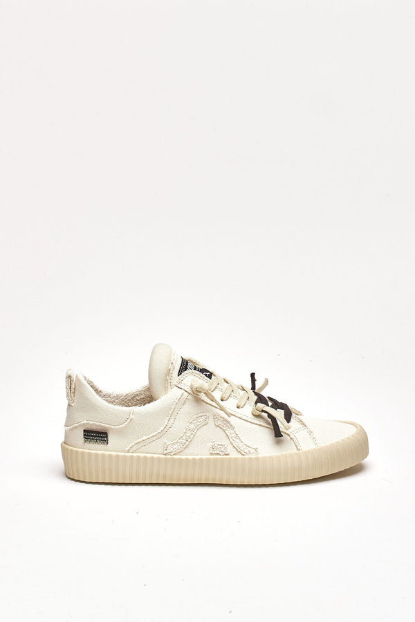 Sneakers SPRINGA WAVY in tela panna uomo Springa