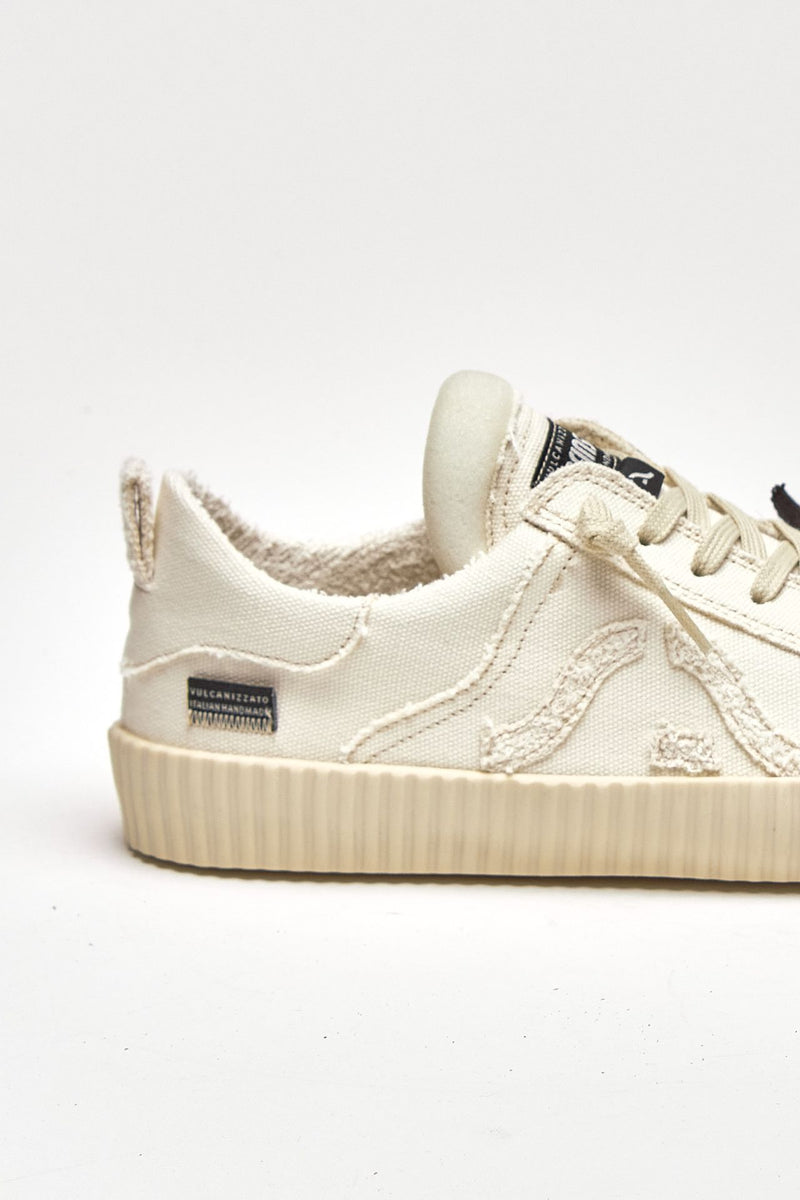 Sneakers SPRINGA WAVY in tela panna uomo Springa - 6