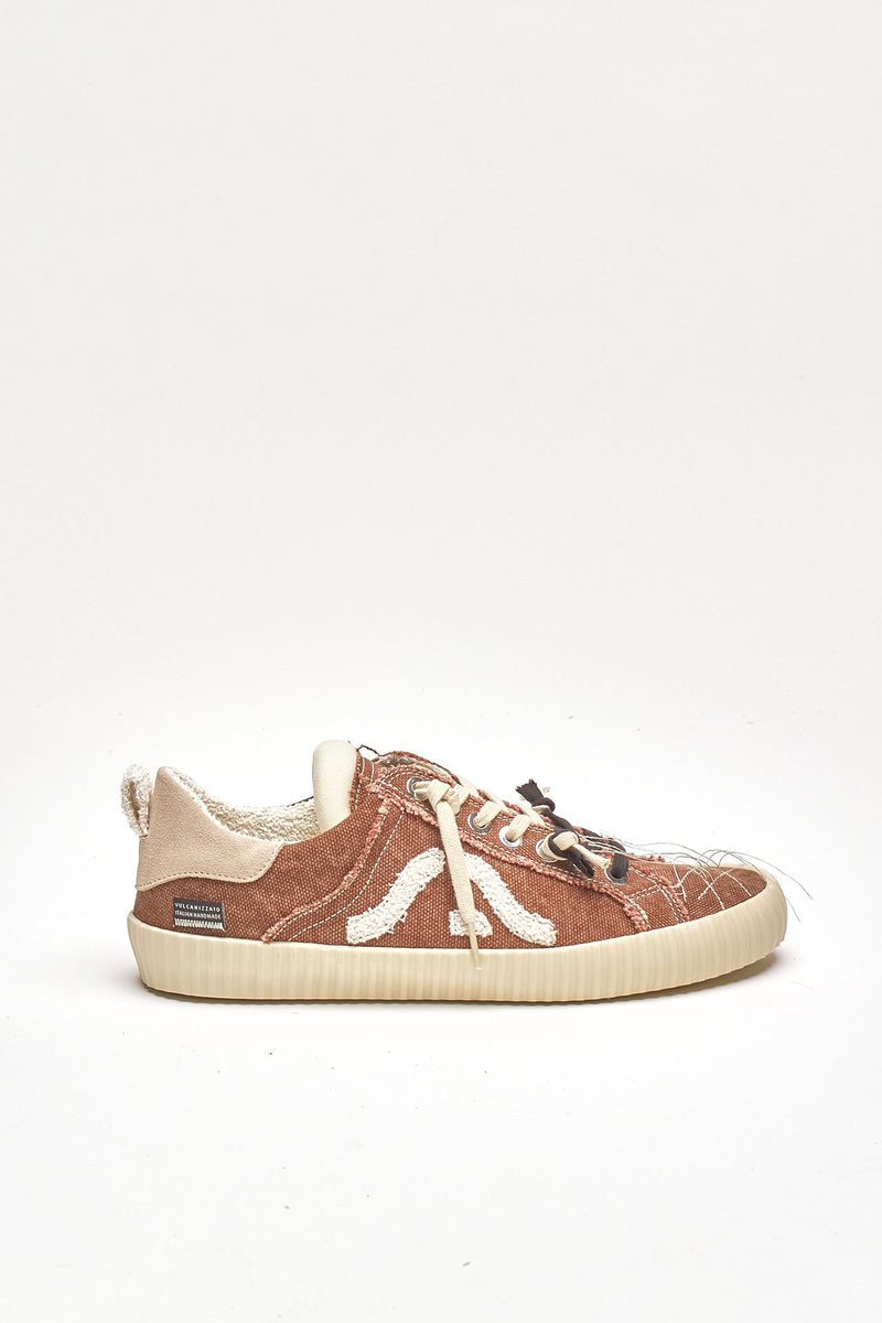 Sneakers SPRINGA WAVY in tela marrone uomo Springa - 1