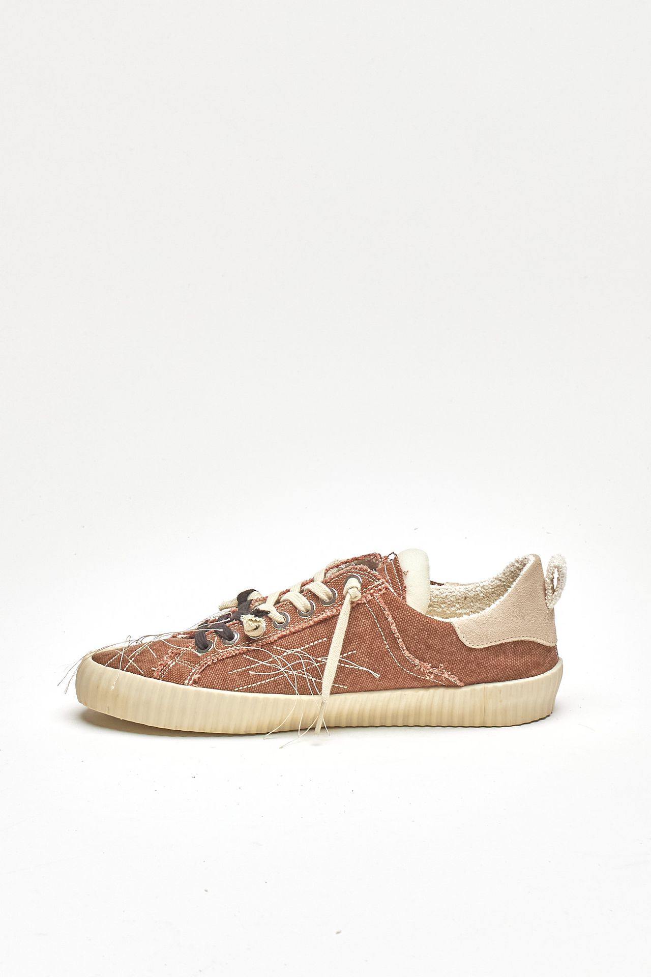 Sneakers SPRINGA WAVY in tela marrone uomo Springa - 4