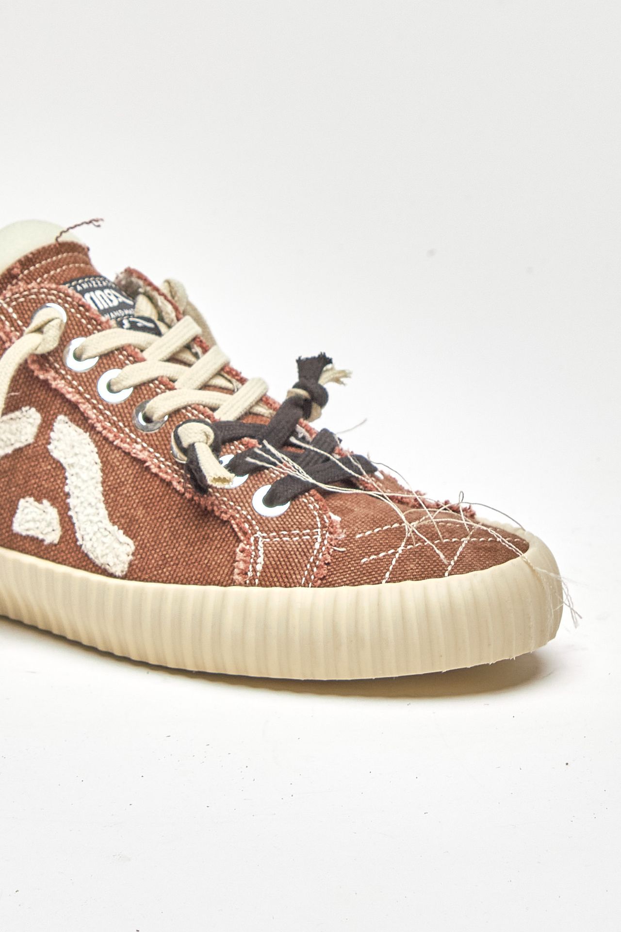 Sneakers SPRINGA WAVY in tela marrone uomo Springa - 5