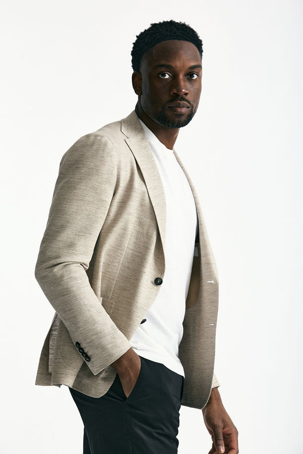 Giacca monopetto MONTECARLO beige uomo Tagliatore