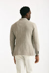 Giacca doppiopetto MONTECARLO spinato beige uomo Tagliatore - 4