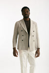 Giacca doppiopetto MONTECARLO spinato beige uomo Tagliatore - 1