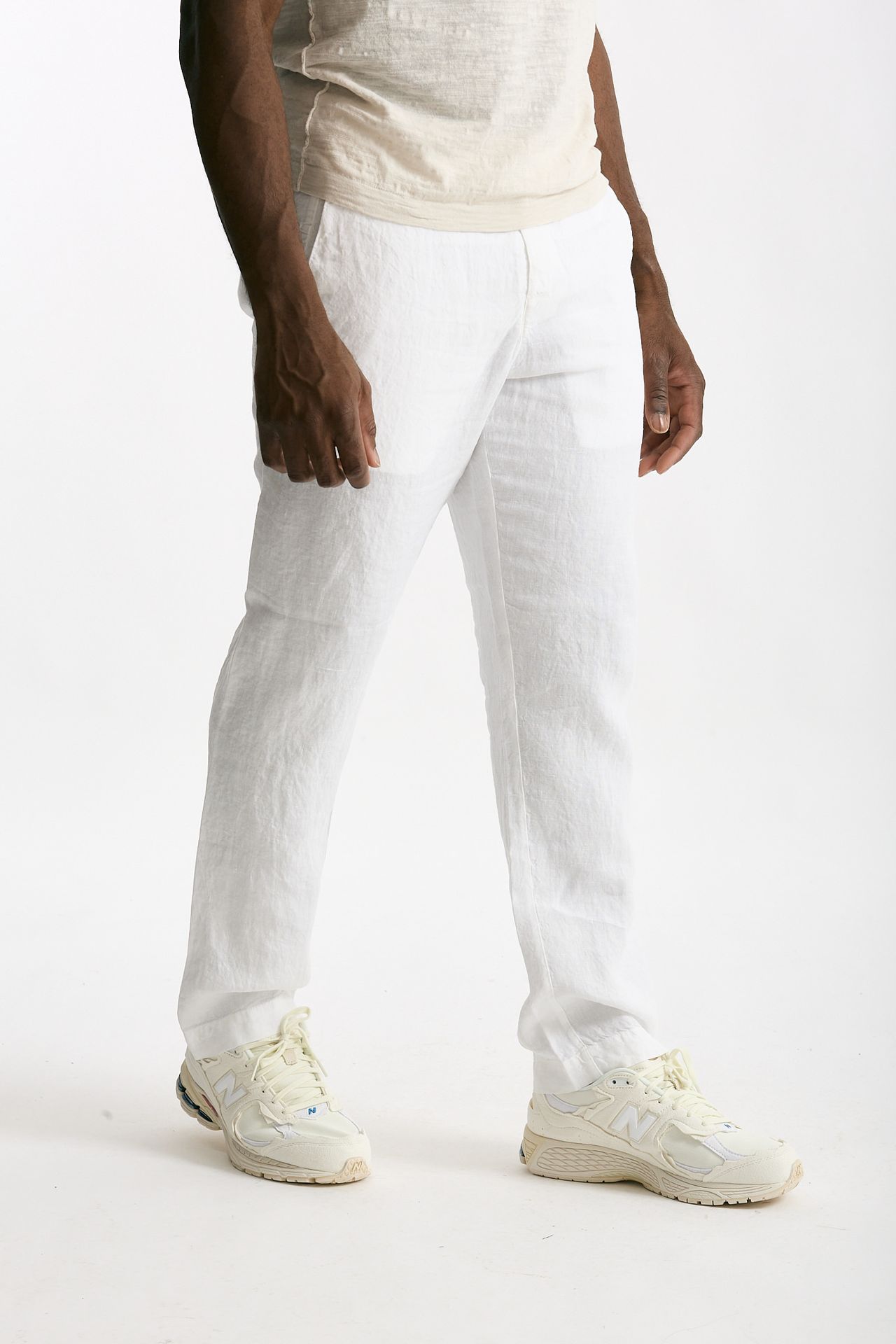 Pantalone in lino bianco uomo Transit uomo - 1