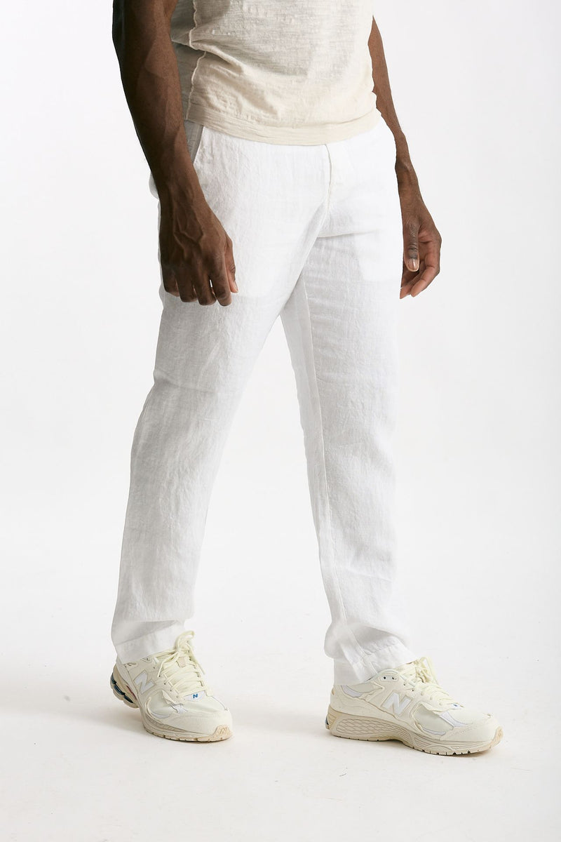 Pantalone in lino bianco uomo Transit uomo - 1