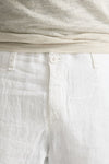 Pantalone in lino bianco uomo Transit uomo - 5