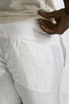 Pantalone in lino bianco uomo Transit uomo - 7