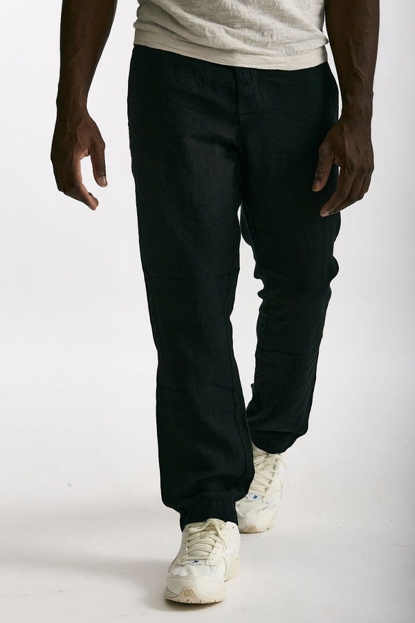 Pantalone in lino nero uomo Transit uomo