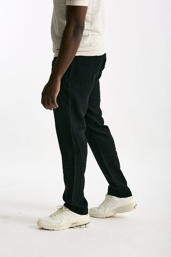 Pantalone in lino nero uomo Transit uomo