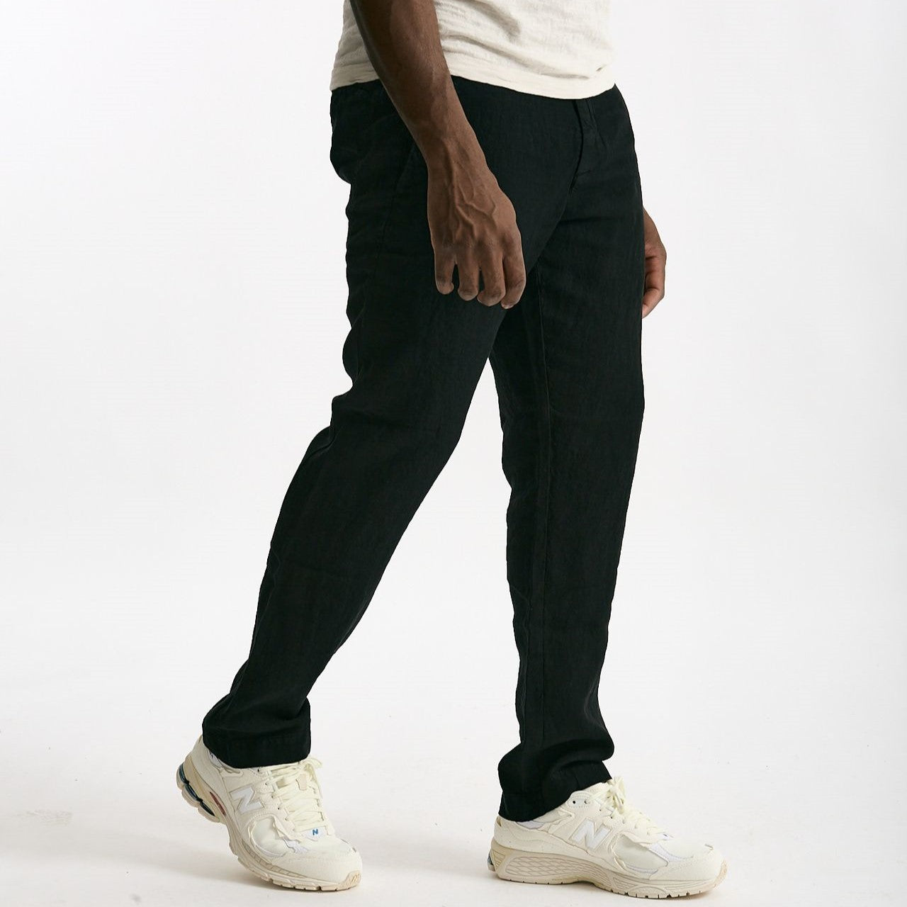 Pantalone in lino nero uomo Transit uomo - 8