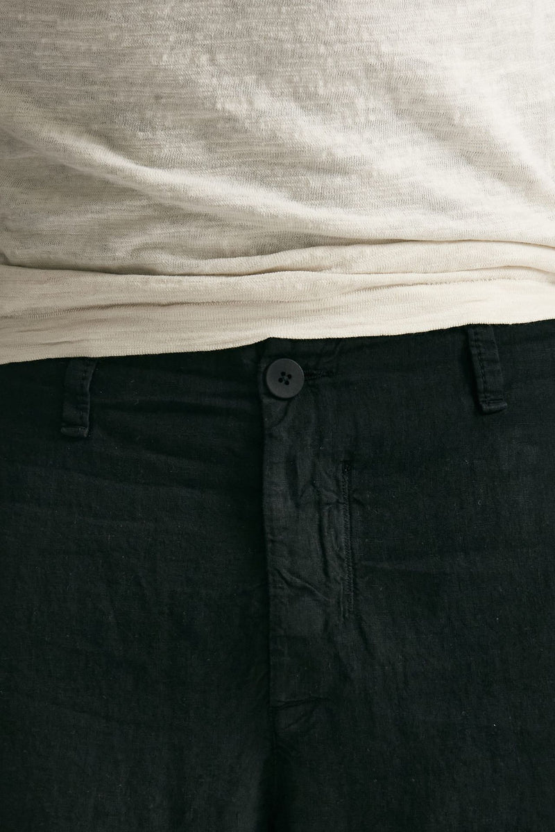 Pantalone in lino nero uomo Transit uomo - 5