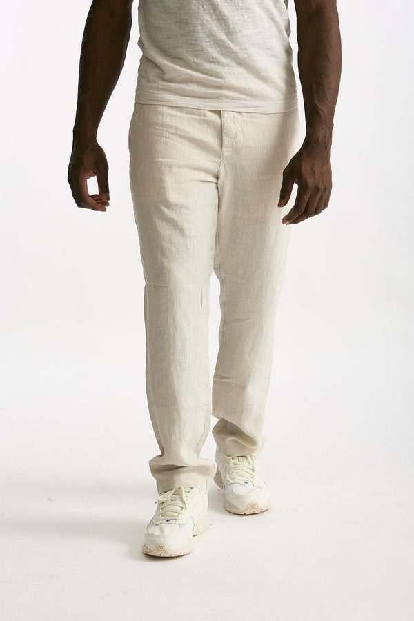 Pantalone in lino beige uomo Transit uomo