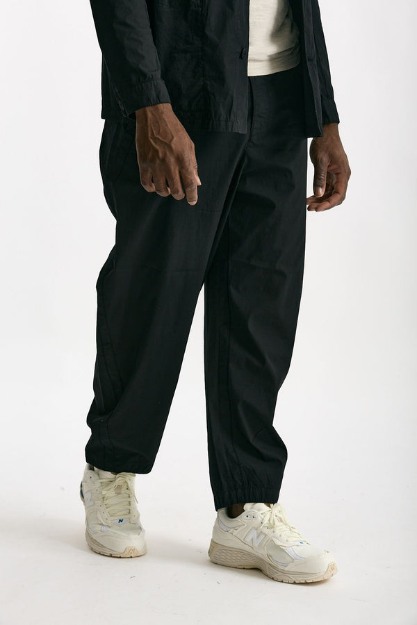 Pantalone in cotone nero uomo Transit uomo