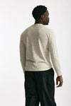 T shirt in cotone e lino beige uomo Transit uomo - 3