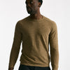 T shirt in cotone e lino cammello uomo Transit uomo - 7