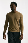 T shirt in cotone e lino cammello uomo Transit uomo - 2