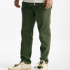 Pantalone in cotone stretch verde uomo White sand - 8