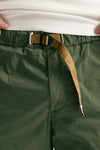 Pantalone in cotone stretch verde uomo White sand - 5