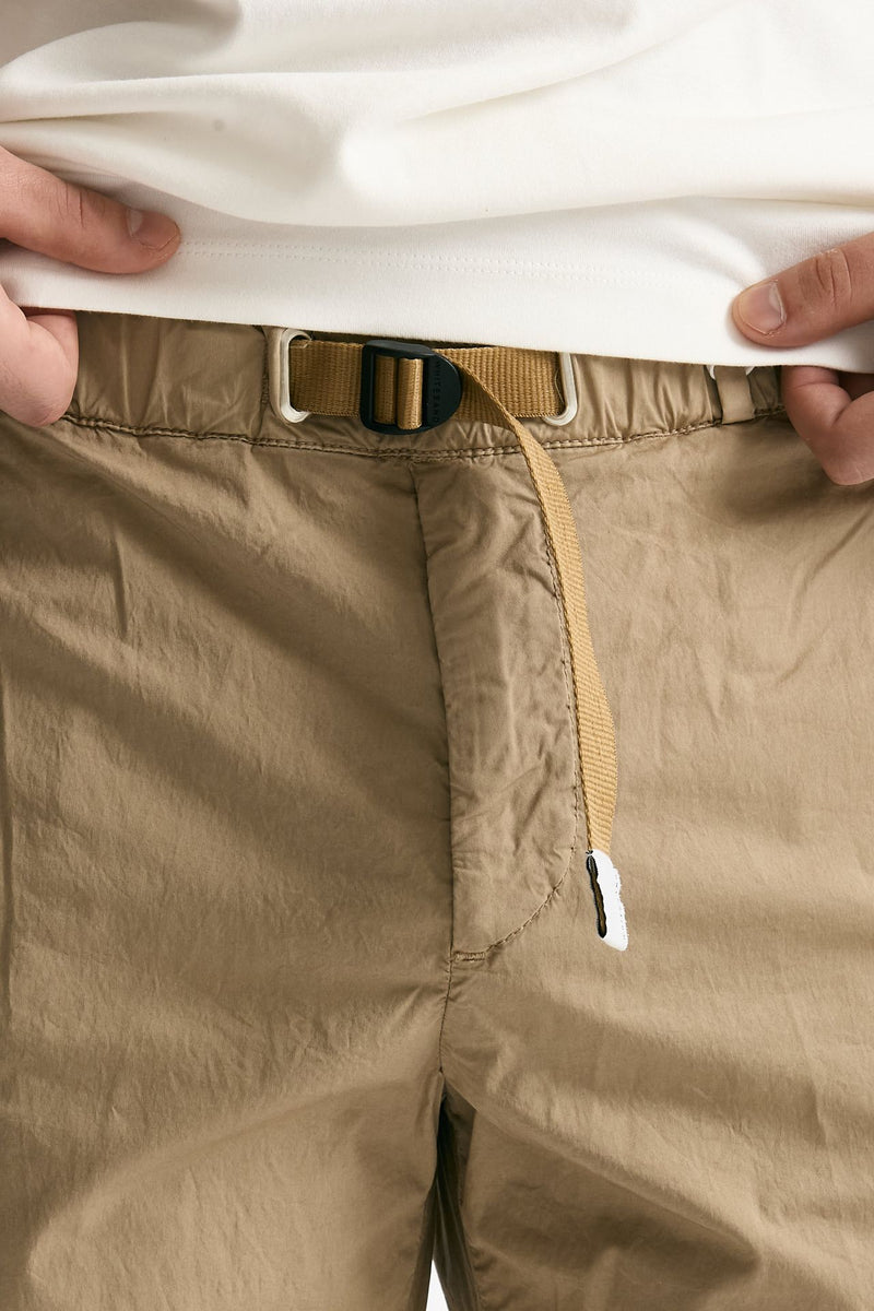 Pantalone in cotone stretch cammello uomo White sand - 6
