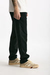 Pantalone in lyocell lino e cotone nero uomo White sand - 2