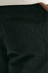 Pantalone in lyocell lino e cotone nero uomo White sand - 7