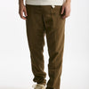 Pantalone in lyocell lino e cotone cammello uomo White sand - 8