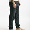 Pantalone in cotone fermo chambray grigio uomo White sand - 8