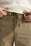 Bermuda in cotone e lino stretch beige uomo White sand - 6
