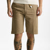 Bermuda in cotone e lino stretch beige uomo White sand - 8