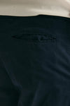 Bermuda in cotone e lino stretch blu uomo White sand - 7