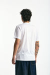 T-shirt in cotone e modale bianco uomo Woc - 3