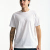 T-shirt in cotone e modale bianco uomo Woc - 6
