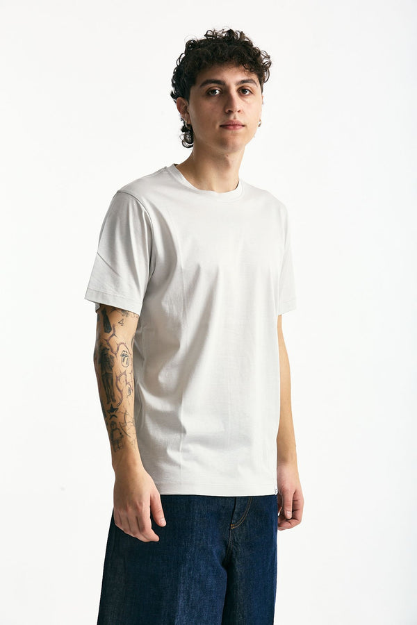 T-shirt in cotone e modale grigio uomo Woc