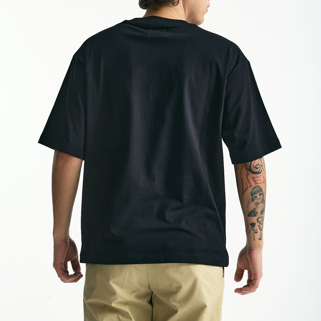 T-shirt in cotone nero uomo Woc - 6