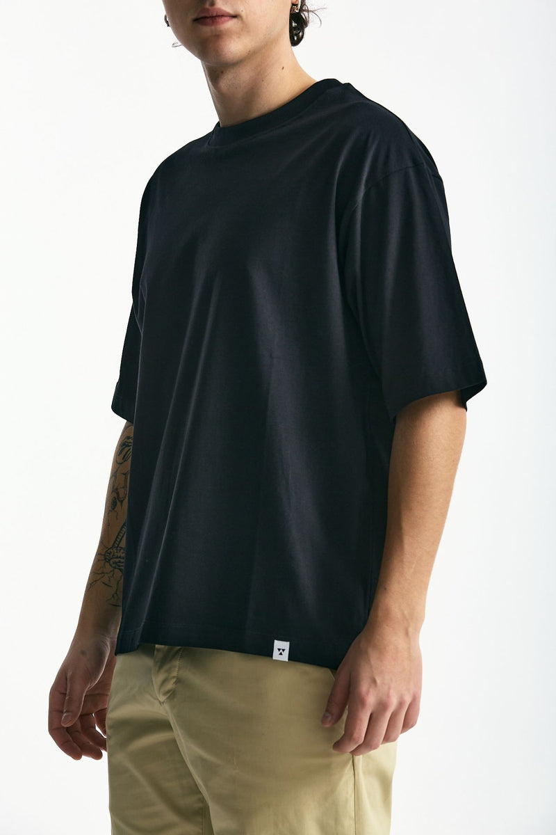 T-shirt in cotone nero uomo Woc - 4