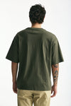 T-shirt in cotone verde uomo Woc - 3