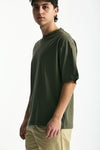 T-shirt in cotone verde uomo Woc - 4