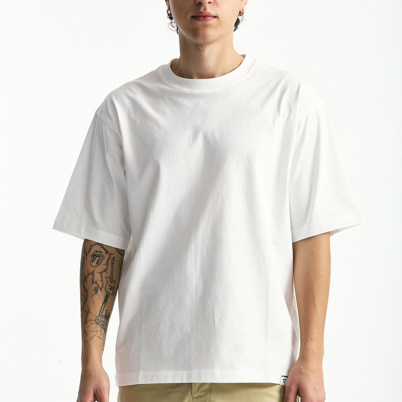 T-shirt in cotone bianco uomo Woc - 6