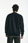 Felpa cardigan in cotone nero uomo Woc - 3