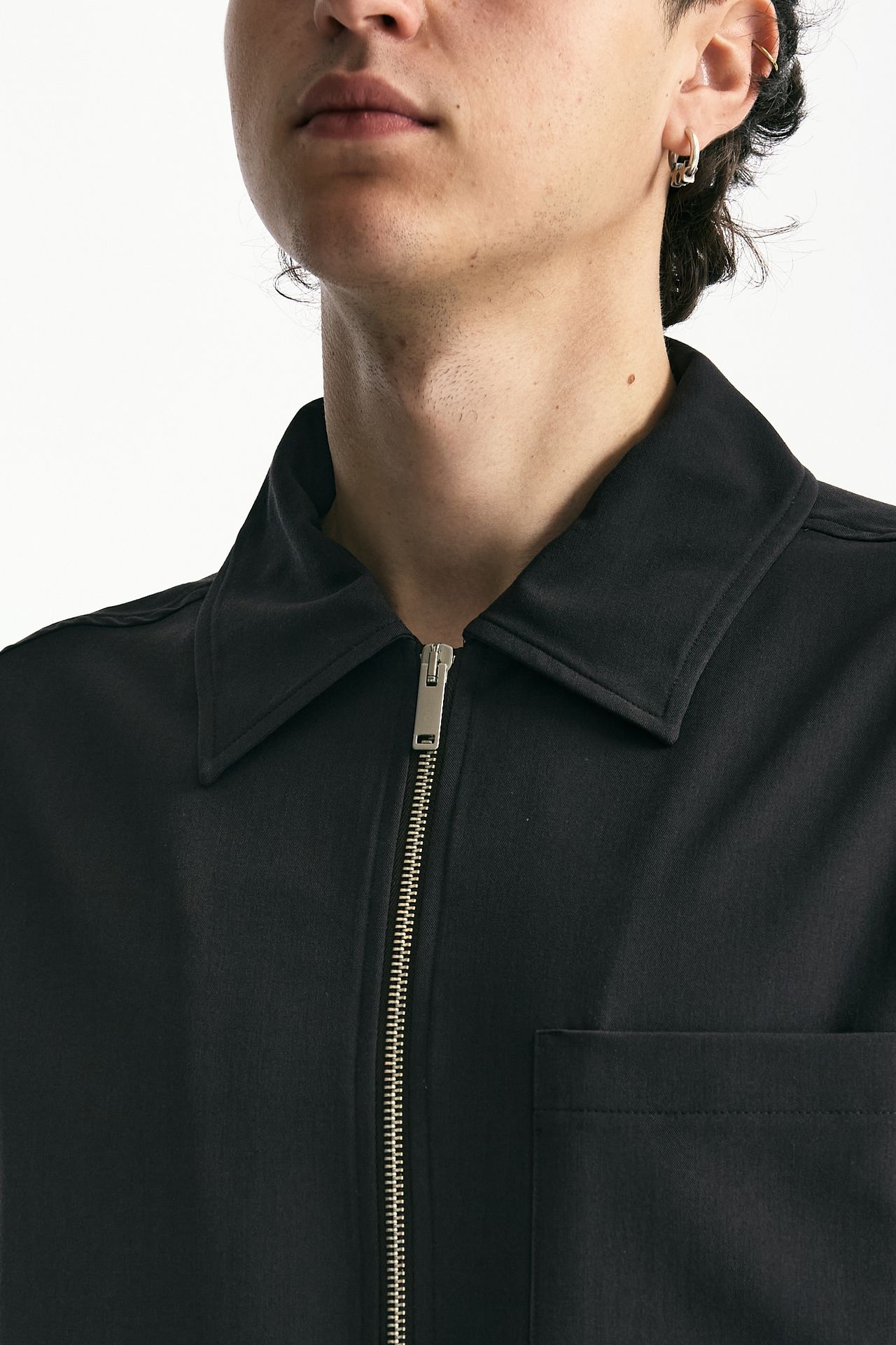 Camicia mezza manica marrone uomo Woc - 5