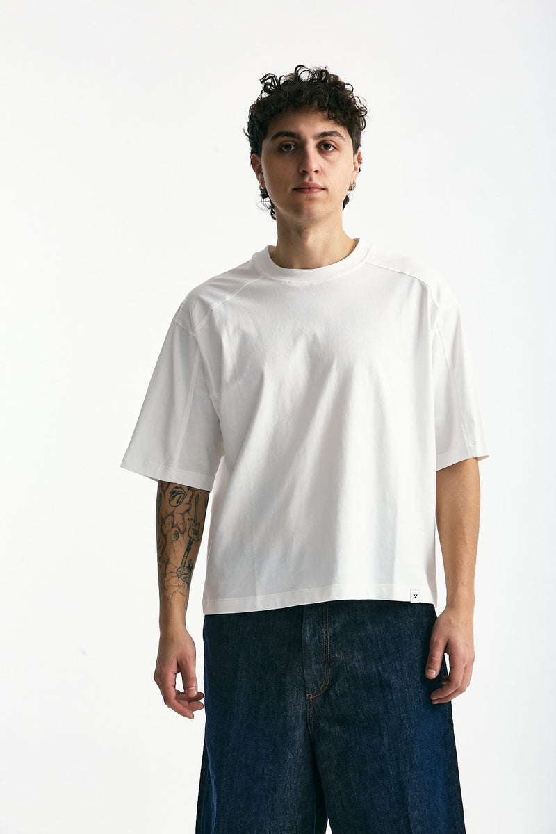 T-shirt in cotone bianco uomo Woc - 2