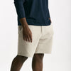 Bermuda felpa in cotone beige uomo Woc - 9